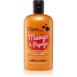 I LOVE Kremasti gel za tuširanje i kupka Mango i papaja, 500ml