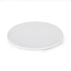 Okrogla podlaga za torto BELA DEBELA 20x1,2 cm