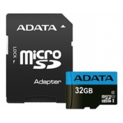 AData UHS-I MicroSDHC 32GB class 10 + adapter AUSDH32GUICL10 85-RA1