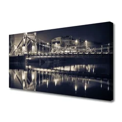 tulup.si Slika na platnu Bridge arhitektura 140x70 cm
