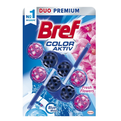 Osvežilec Bref, blue aktiv, fr.flower, 2x50g
