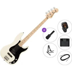 Fender Squier Affinity Series Precision Bass PJ MN BPG Premium SET Olympic White Električna bas kitara