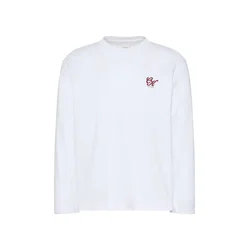 Calvin Klein Jeans Majica krvavo rdeča/črna/bela