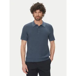 Michael Kors Polo majica CS560GO469 Modra Regular Fit