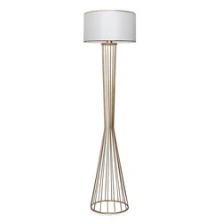 Opviq Podna lampa Ayd 3077, Zlatno-bela