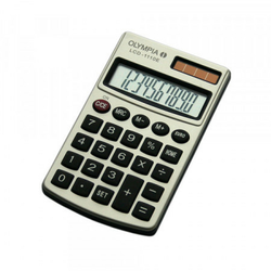 Olympia kalkulator LCD 1110 euro, silver ( 1056 )