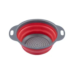 Foldable strainer, plastic, 18.5cm, Mini, Red - Westmark brand