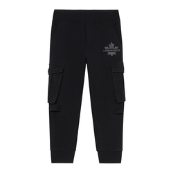 DSQUARED2 Hlače siva/črna