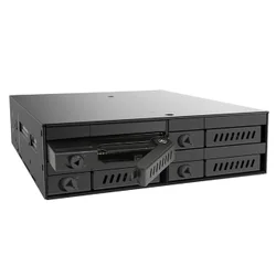 Chieftec CMR-425 4 x 2.5 SATA crna fioka za hard disk
