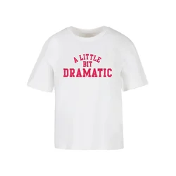 Womens T-shirt A Little Bit Dramatic - white