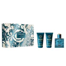 Versace Muški parfemski set Eros EDT, 50ml+Gel za tuširanje, 50ml+After shave, 50 ml