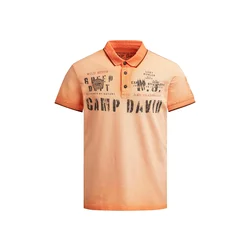 CAMP DAVID Majica oranžna / pegasto črna