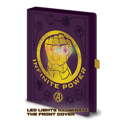 Avengers Infinity War Gauntlet Light Up A5 Notebook