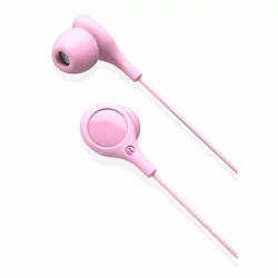 XO žičane slušalice EP46 mini jack sa poništavanjem buke pink boje