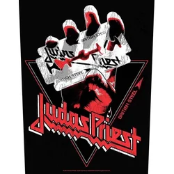 Judas Priest British Steel Vintage Našitek za šivanje 36 x 30 cm