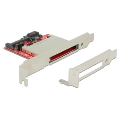 DeLOCK 91495 Internal SATA Black,Red,Silver card reader