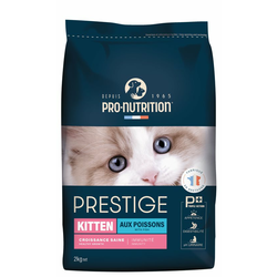 PRO-NUTRITION Suva hrana za mačke Prestige Kitten, Riba, 2kg