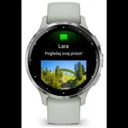 GARMIN pametna ura Venu 3S, Silver/Sage Gray