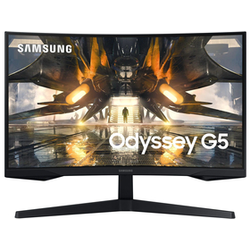 Gaming monitor Samsung S27AG550EU, 27 , QHD, VA, 1ms, 165Hz, DP, HDMI, AMD Freesnyc, nakrivljeni, ČRNi