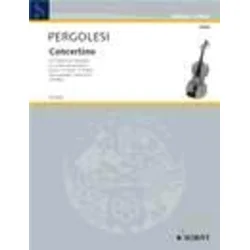 PERGOLESI : note CONCERTINO B-DUR