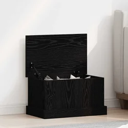 Kutija za spremanje s pohranom Crni hrast 50 x 30 x 28 cm