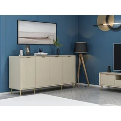 Hanah Home Konzola Luxe, 180x90x45 cm, Krem