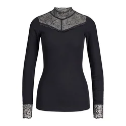 JJ Rebel Ženska bluza sa visokom kragnom 12298581, Crna