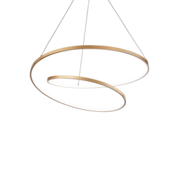 Ideal Lux - LED prigušiva luster na sajli OZ LED/48W/230V prečnik 60 cm CRI 90 zlatna