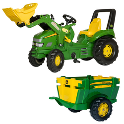 Traktor na pedale Utovarivae sa Farm prikolicom 049523