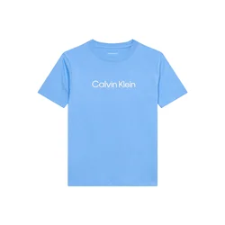 Calvin Klein Jeans Majica Inst Logo LV1CKSJA29 Modra Regular Fit