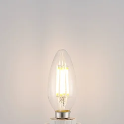 Arcchio LED-žarnica E14 Filament 4W 2.700K 3-stopenjski dimmer - Steklo