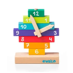 CUBIKA Drveni sat (10 elemenata) OUTLET