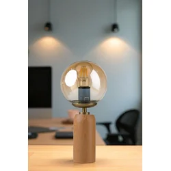 Opviq Stona lampa Lole, Bež-zlatne boje