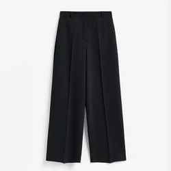 Reserved - Pantalone sa širokim nogavicama na crtu