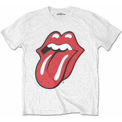 The Rolling Stones Unisex majica Classic Tongue White (Retail Pack) M