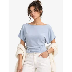 MixRay Bluza svetlo modra