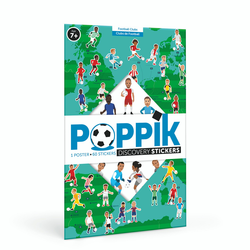Edukativni poster s nalepnicama Otkrića: Fudbal 7+