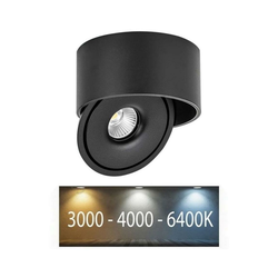 LED spot svetlo LED/20W/230V 3000/4000/6400K crno