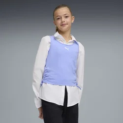 PUMA Essentials Slim Knotted Tank Youth, Kids, Intense Lavender, 9-10Y