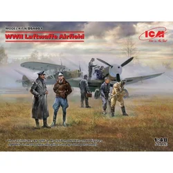 WWII Luftwaffe Letališče (MesserschmittBf109F-4,Hs126B-1,Pilot,osebjel)