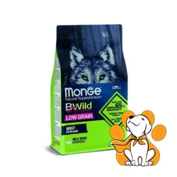 Monge Bwild Adult All Breeds Boar 2.5kg, Suva Hrana za Odrasle pse od Divljači