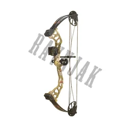 PSE Compound Bow Micro Midas Package RH (8#-29#)-(14.5”-24.75”) 70% Let-Off