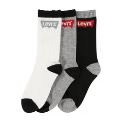 LEVIS ® Nogavice siva/rdeča/črna/bela
