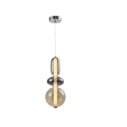 LUNA 225 Visilica 30W 3000K, Hrom