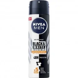 Nivea Black & White Invisible Ultimate Impact Deodorant Spray 150 Ml
