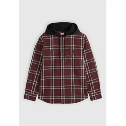 LEVIS  Prehodna jakna CLASSIC temno rdeča/črna/bela