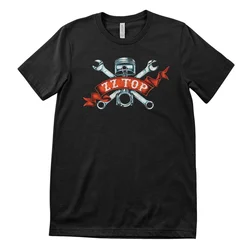 ZZ Top Piston Flag Black L Majica
