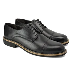 Mona Footwear Muške kožne cipele, Crne