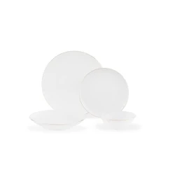 Madame Coco Set tanjira za ručavanje Allons, 24 dela, Beli