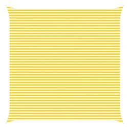 Jedro za sunce Žuta i bijela 6 x 6 m 100% poliester Oxford